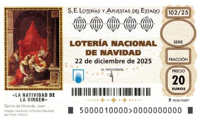 Número de Lotería de Navidad 2025 SPS