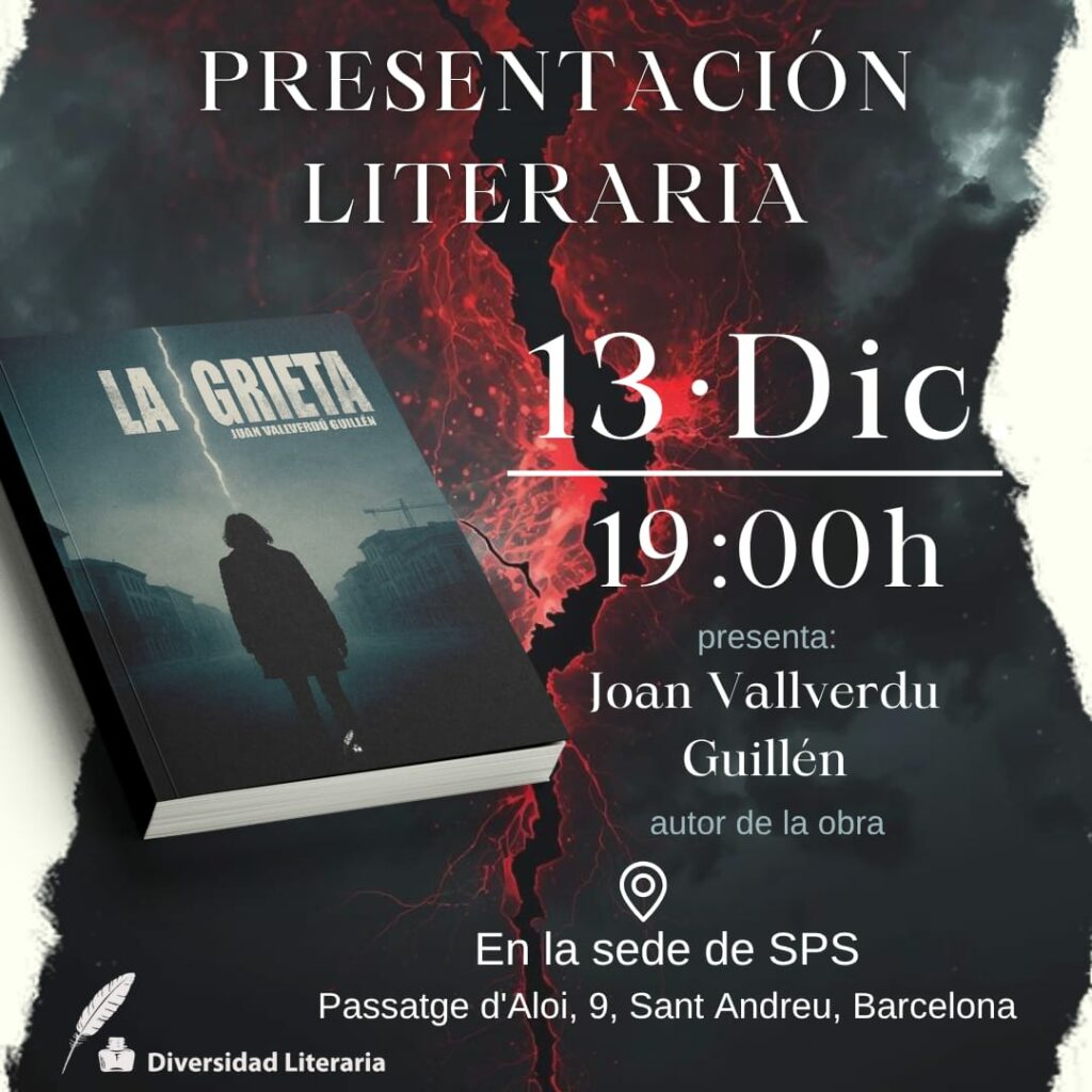 Presentación Literaria SPS (13/12/25) – LA GRIETA
