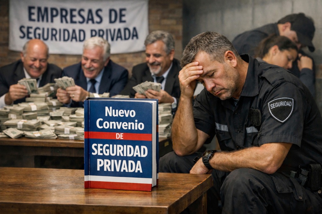 INSUFICIENTE Acuerdo del Nuevo Convenio Colectivo de Seguridad Privada 2027-2030