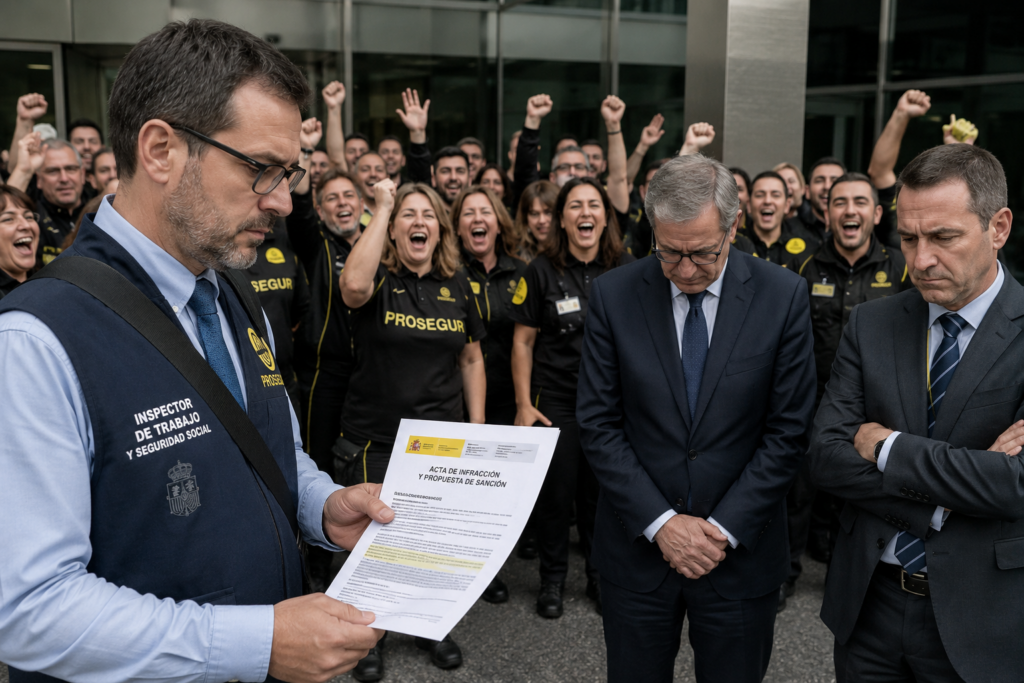 RESOLUCIÓN ITSS: Sanción a PROSEGUR por realizar cuadrantes desiguales de forma injustificada
