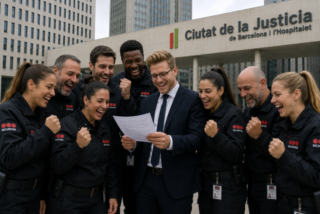 SERVICIOS JURÍDICOS: Condenada Securitas a actualizar anualmente el CPT de la Ciudad de la Justicia de Barcelona